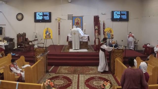 The Divine Liturgy 09-26-20 St. Mary & St. Abanoub VA смотреть онлайн