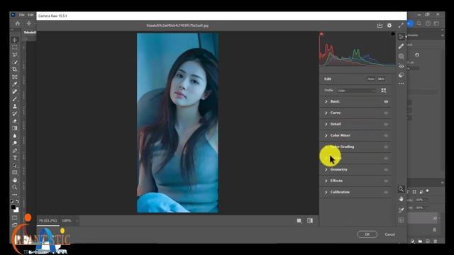 Photoshop 2024 Tutorial Turn Your Camera Raw Picture Into Stunning Cinematic Style Camera RAW Filte