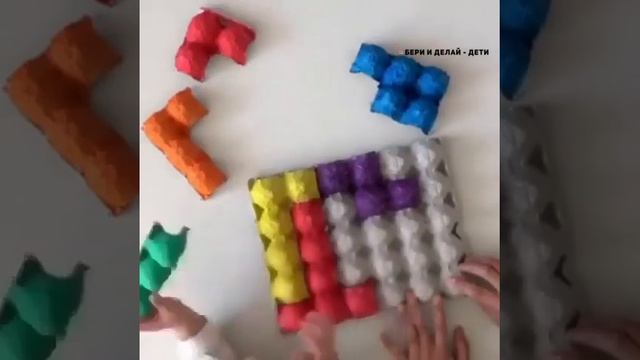 тетрис из яичных лотков смотреть онлайн