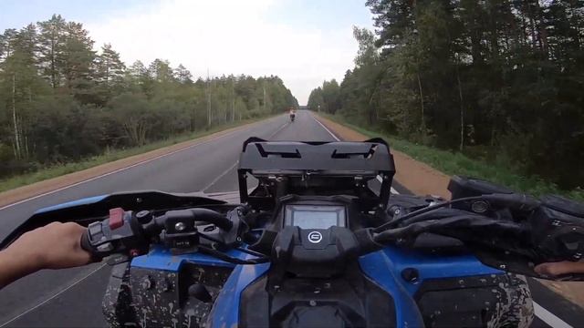 ТЕСТ ДРАЙВ CFMOTO CFORCE 600 ОТ САНЬКА!!! // ВСТРЕТИЛИ И ПОДВЕЗЛИ МУЖИКА ИЗ ЛЕСА!!