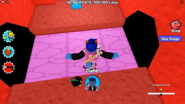 МЫ СОЗДАЛИ СВОИХ КЛОНОВ! с Ланой и Лиллит / Easy Clone Obby ROBLOX смотреть онлайн