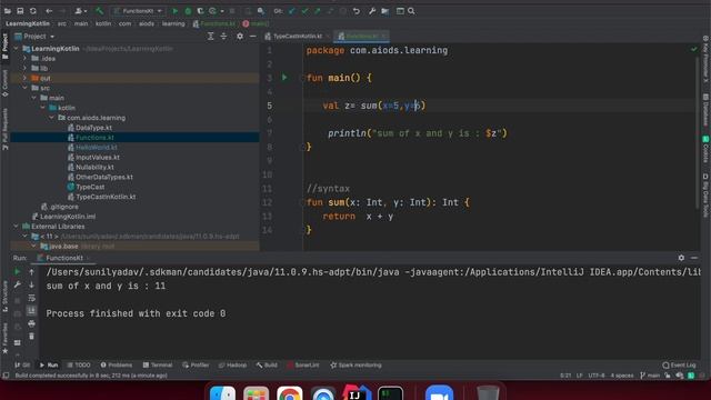 12-Function in Kotlin смотреть онлайн