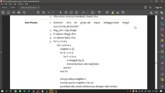 D5 Median Filtering | Praktikum PCD Informatika смотреть онлайн