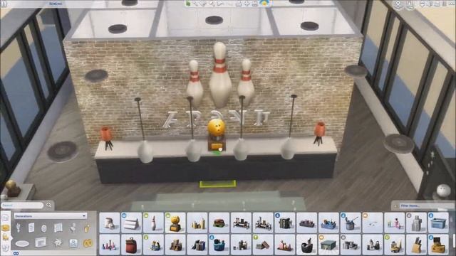 The Sims 4 Bowling Night - Speed Build - BOWLING ALLEY #2/2 смотреть онлайн