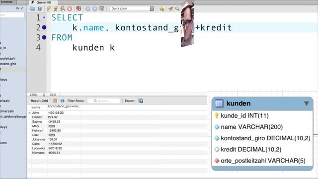 MySQL - Einfaches Rechnen (Grundrechenarten, SUM, AVG; ROUND) (deutsch) смотреть онлайн