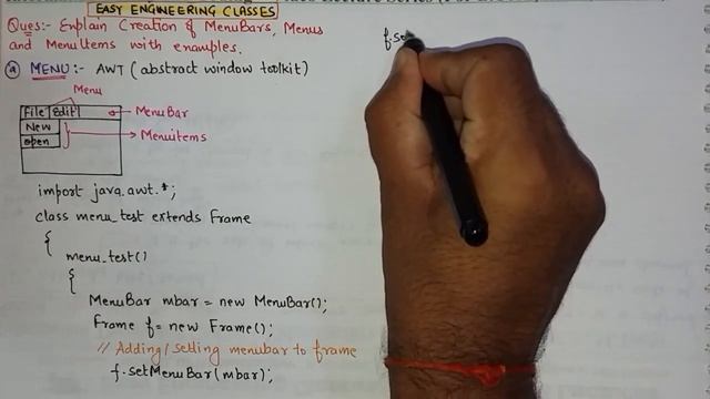 Java Creation of MenuBars, Menu and MenuItems with Example - DOEACC NIELIT , Interview Tips смотреть онлайн