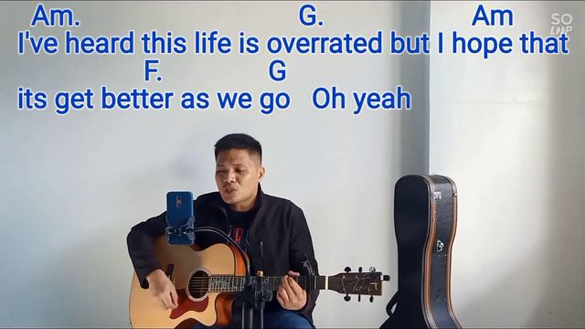 Here without you ( 3 doors down) (Zeo Mendoza) acoustic cover with lyrics and easy guitar chords смотреть онлайн