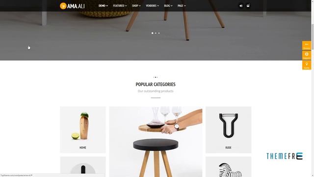 Ama.Ali - Market Shop WooCommerce WordPress Theme Abraham Gene смотреть онлайн