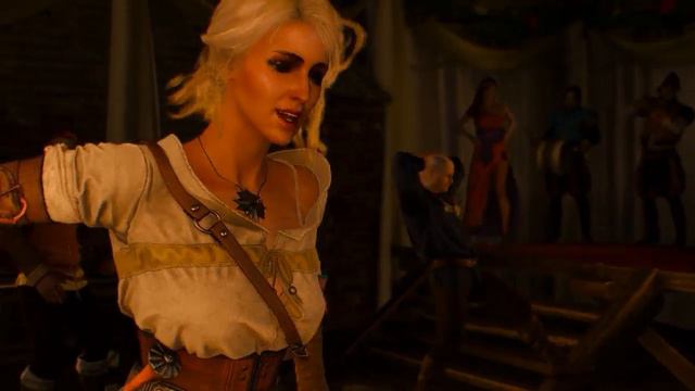 The Witcher 3 Ciri and Geralt dance смотреть онлайн