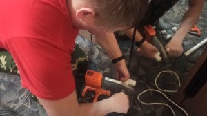 Ремонт сушилки, делаем новые ножки.