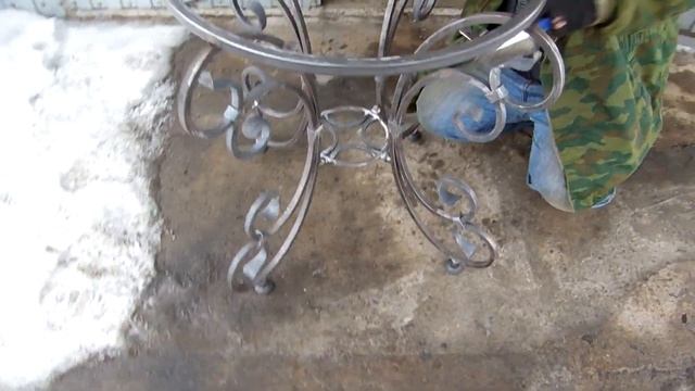 ⚜️Кованый стол. 14-ый квадрат.#geflund #blacksmithing #своимируками смотреть онлайн