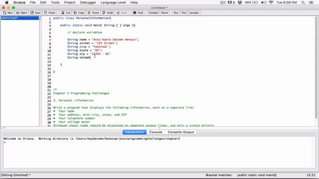 2.3. Personal Information - Java - ❤️ SOLUTIONS MOVED TO DISCORD ❤️ смотреть онлайн