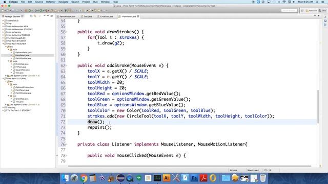 Java Pixel Paint 13 Draw Circles смотреть онлайн