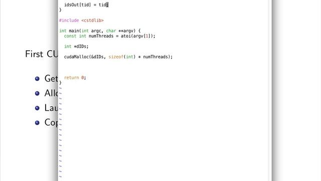 Intro to CUDA Programming - Lecture 1 смотреть онлайн