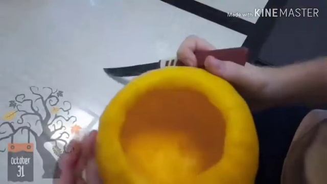 DIY! ТЫКВА НА ХЕЛЛОУИН! смотреть онлайн
