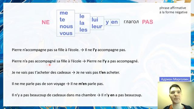 Tu le lui donnes : порядок местоимений во французском языке. смотреть онлайн