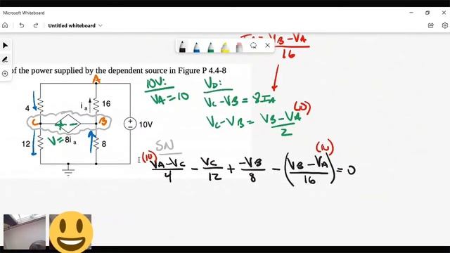 Node Voltage with a dependent source смотреть онлайн