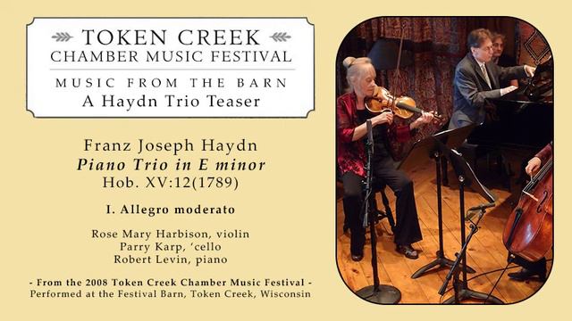 Haydn: Piano Trio in E minor, Hoboken XV:12 (1789) - I. Allegro moderato смотреть онлайн