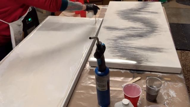 Resin Art-Epoxy painting_on wood смотреть онлайн