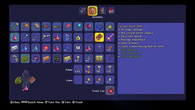 terraria 1.3 water bolt (how to get/over view) (panda king40) смотреть онлайн