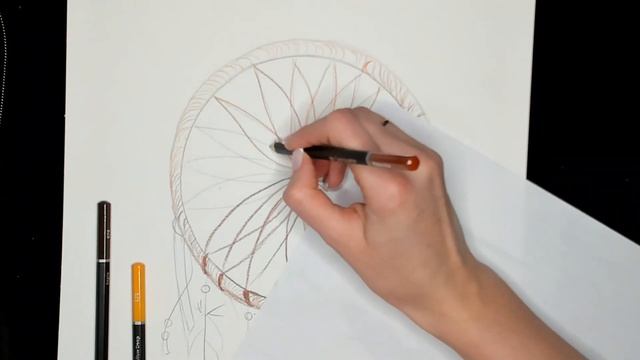 ART on WEDNESDAYS - Lesson 1, 2021 - Dream catcher with watercolor pencils смотреть онлайн