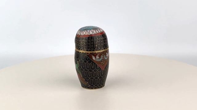 Статуэтка "Сова". Китай, эмаль клуазоне, 1950-1980 гг. смотреть онлайн