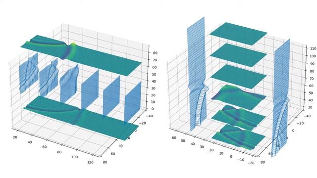 3次元版の波。自由端反射のpythonプログラム смотреть онлайн