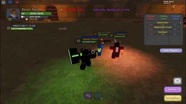 МИРОВОЙ РЕКОРД НА 300 ВОЛН Dungeon Quest! ROBLOX/РОБЛОКС смотреть онлайн