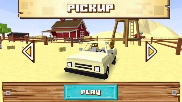 Blocky Farm Racing - Android Gameplay
