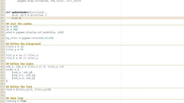 Snake en Python avec PyGame. Code Pythonesque #1 смотреть онлайн