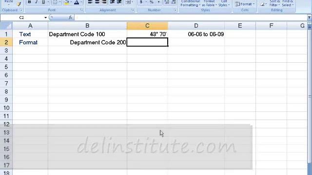 Excel 2007 Custom Format смотреть онлайн