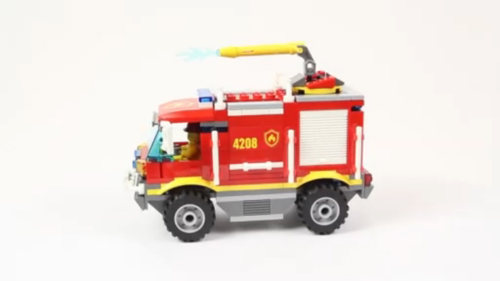 Lego City 4208 Fire Truck - Lego Speed Build