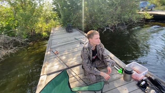 Утренняя летняя рыбалка в Рефтинском. Наш любимый залив. Рефтинское водохранилище. смотреть онлайн