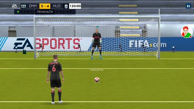 ШОК! Девочка играет в"FIFA Mobile". смотреть онлайн