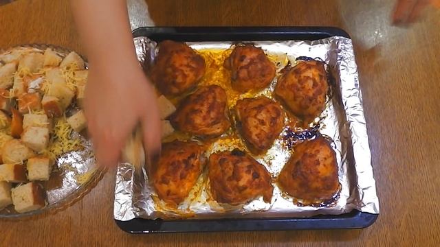 Курочка, запеченная с хлебом, по-итальянски.Новый вкус! смотреть онлайн