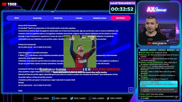 MANTENIMIENTO #efootball 2024 ? SEASON 2: Elevate The Excitement ? LIVE ? смотреть онлайн