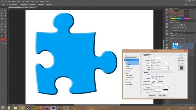 Photoshop CS6 Tutorial - 169 - Bevel and Emboss смотреть онлайн