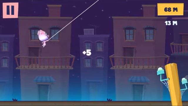 Crazy Rope Swinging - Spider Pig | Android Gameplay смотреть онлайн
