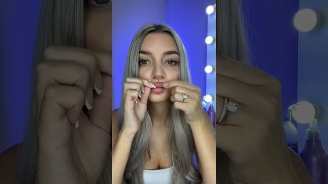 Увеличение губ резинкой #увеличениегуб #лайфхак #бьютиблог смотреть онлайн