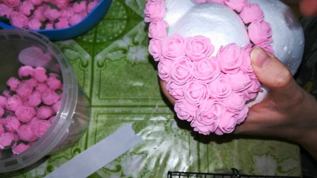 Как клеить Мишку из 3D роз? смотреть онлайн