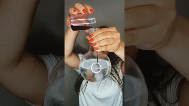 Обесцвечивание перманганата калия перекисью водорода в кислой среде. Ну или просто цыганские фокусы смотреть онлайн