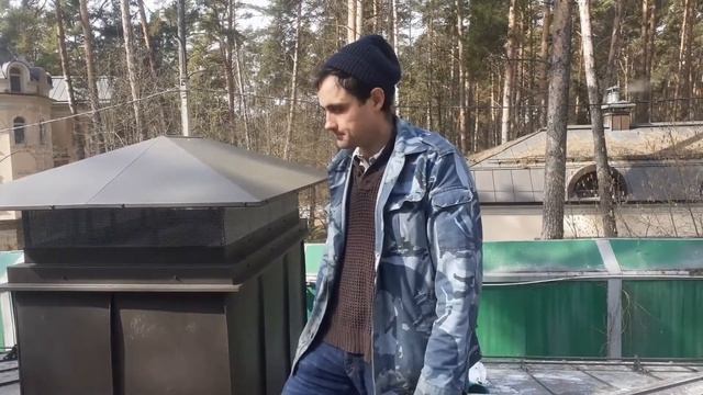 ФАЛЬЦЕВАЯ КРОВЛЯ! Встраиваем дымоход. смотреть онлайн