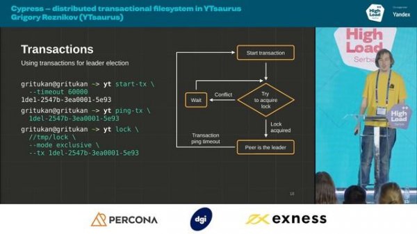 Cypress: a distributed transactional file system in YTsaurus / Grigory Reznikov