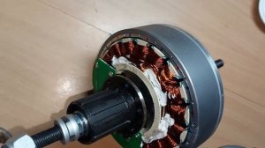 Разборка редукторного двикателя BAFANG 48V  750W высокооборотистый, под кассету