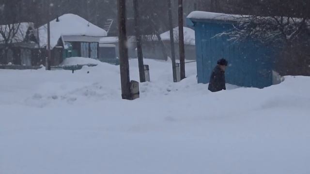 Трактор с дровами. Буксует по снегу. смотреть онлайн