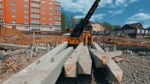 Фундамент под многоэтажный дом на Ж/Б сваях