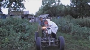 Квадроцикл-самоделка
