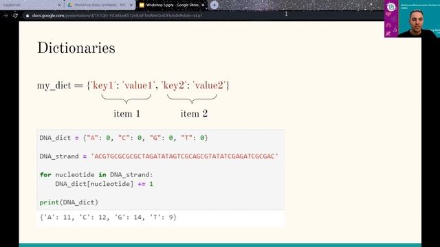 MBSI Beginner Python Workshop 5: Data Structures and For Loops смотреть онлайн