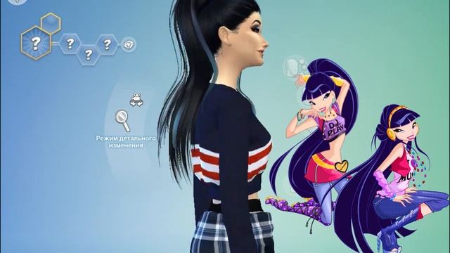 Winx in Sims | Как выглядели Винкс в Симс4 ? | Создание персонажей Винкс #1 смотреть онлайн