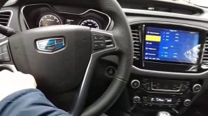 Geely Emgrand x7, установка камеры заднего вида и кнопок на руле